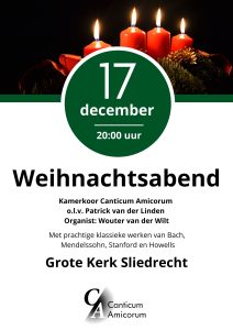 Weihnachtsabend in de Grote kerk van Sliedrecht