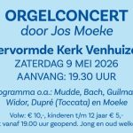 Hervormde kerk te Venhuizen orgelconcert met Jos Moeke